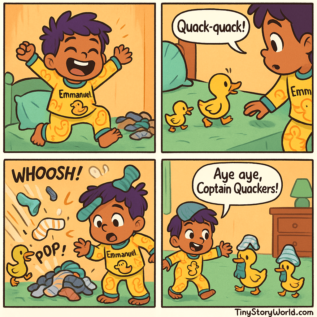5-year-old Emmanuel's Magical Duck Pajamas