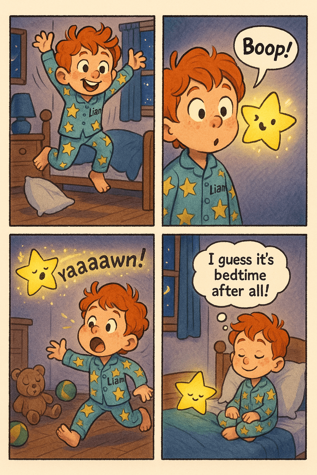 Liam's Sleepy Star Magic!